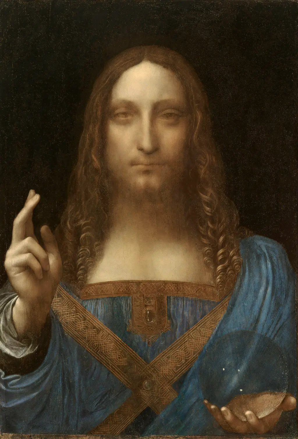 Salvator Mundi in Detail Leonardo da Vinci